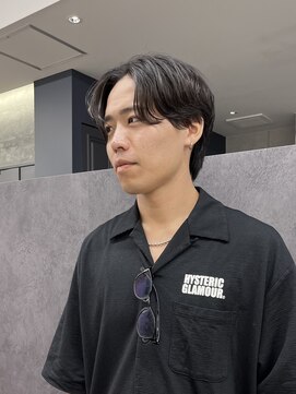 クーラアオヤマ(Cura Aoyama) メンズセンターパートワンカールストカール