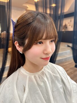 カーフリヘア ウル 千葉店(Kahuli hair Ulu) 顔まわりカット/サイドバンク【MARIKA】千葉