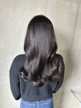 ラック(LUCK) グレージュ/船橋/くすみベージュ/細めハイライト