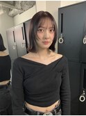 切りっぱなしボブ