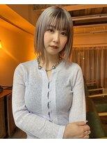 アル 心斎橋(alu)&nbsp;ホワイトグレージュ/顏型別ヘアスタイル特集