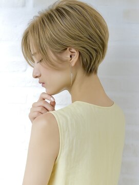 アンドヘアサロン(AND hair salon) 上質な透明感カラー/ベージュカラー/ショートボブスタイル＠