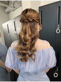 ハーフアップ