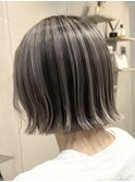 グレージュバレイヤージュ/船橋/レイヤーボブ/ハイライト