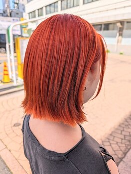 ケアブリーチでダメージレスに＊自分の”なりたい”髪色が叶う☆マンツーマンで仕上げまで丁寧に接客します