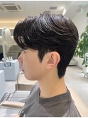 カルマパーマ×リーフカット×ダウンパーマ