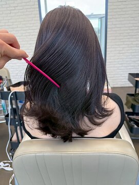 ディフィーノ 青山(DIFINO) 髪質改善カラー/レイヤーカット/透明感/シアーブラウン