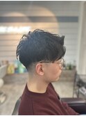 #MEN’S HAIR#サーフカール#刈り上げセンターパート#船橋