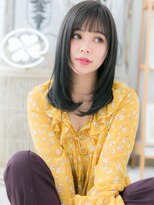 モッズヘア 越谷(mod's hair)&nbsp;チャコールグレー大人可愛いハイレイヤーカットc7越谷20代30代