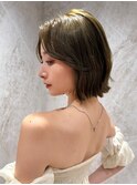 ♪グランマッシュ/オリーブグレー/ショート/ヘイリーボブ/5