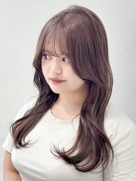 ビューシンサイバシ(VIEW SHINSAIBASHI) ローレイヤーカット顔まわりマロンベージュ10代20代30代