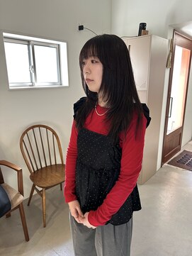 ダークカラー+レイヤーカット