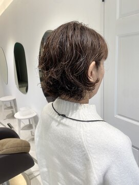 ショートボブパーマ