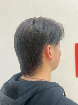 アクセ 爽やか刈り上げショート韓流ナチュラル×ナチュラル暗髪