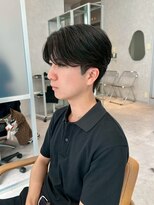 ジーナ 天神(Zina)&nbsp;毛流れセンターパート(メンズカット/ダウンパーマ/ナチュラル)