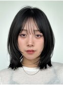 レイヤーボブくびれボブハッシュカットレイヤーカット小顔カット