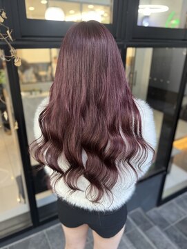 ラピス 名古屋 栄店(Lapis) カラー/エクステ/シールエクステ/ピンク/ボルドーカラー