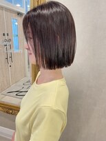 リノ カルバリ(Lino Calbari)&nbsp;タッセルボブ×バイオレットブラウン