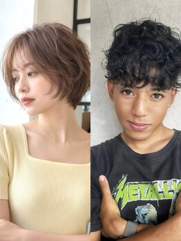 コラボエンリッチ(COLLABOENRICH)の写真/パーマでもっと、自分らしい髪へ。女性も男性も、柔らかな動きと抜け感で、いつもの髪に新しい表情を。