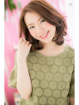 ミック 日暮里店(miq) ”美人顔”ミディで女っぷり底上げ！