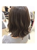 ☆JILLbyGIEN☆極細ハイライトで赤味除去ブルージュ