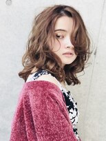前髪長め★色気のあるひし形シルエットミディ