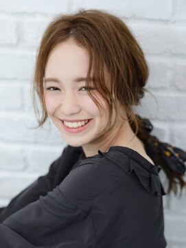 アース 高円寺店(HAIR & MAKE EARTH) ターバンを編み込んだ 上級三つ編みアレンジ【EARTH高円寺】