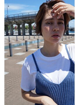 イッシキ(ISSIKI) 【ISSIKI】ラフショート×フォギーブラウン