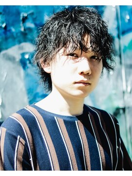 ソファ (sofa) ~sofa~ナチュラルツーブロック×くせ毛風ウルフ