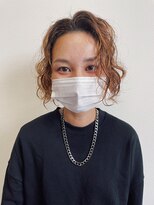ナップヘアー NAP hair 【ハイライト】カーリーパーマ×ハイライト