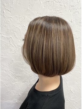 ヘアメイク ミエル(HAIR MAKE miel) ミルクティーベージュハイライト