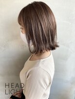 グラ デザイン アンド ヘアー 難波店(GRAS DESIGN & HAIR by HEADLIGHT) レイヤーボブ×ミルクカラー_SP20210809