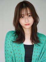 アグ ヘアー ロウ 境町店(Agu hair row)&nbsp;《Agu hair》伸ばしかけにも♪暗髪くびれセミロング