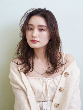 ビュートリアム265(BEAUTRIUM 265) ゆるっとセミロング/顔まわりレイヤー/似合わせカット/銀座