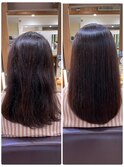 髪質改善　ストレート
