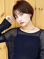 ブゾン(buZon)&nbsp;【buZon ブゾン】大人ガーリー前下がりショートボブ丸みショート