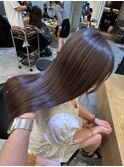 大人かわいい20代30代40代小顔ショコラベージュ　Zina本八幡