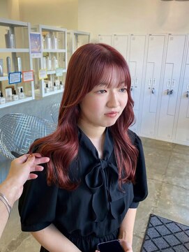 クリアーオブヘアー 池下店(clear OF HAIR) 1bleach/cherry pink