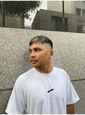 束感刈り上げビジネス七三ツーブロックアップバング1200