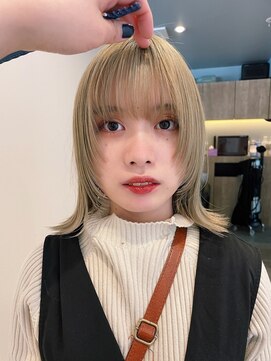 ベンジー 中目黒店(benji) 顔まわりcutで周りと差をつけたこなれhairに♪
