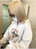 ダブルカラー/ミルクティーカラー/ケアブリーチ/ブロンド 渋谷
