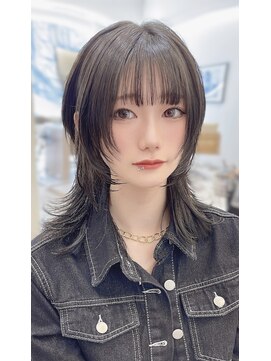 ガレリアエレガンテ 栄店(GALLARIA Elegante) ミディアムウルフ/ウルフレイヤー/ウルフカット/名古屋ウルフ