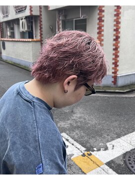 オムファミーユラグ(homme, famille raugh) ピンクカラー