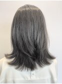 ブリーチなしダークグレージュ