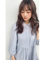 トゥーリ 二日市店(tuuli) 大人女性◆艶レイヤー前髪ピンクベージュ 髪質改善 縮毛矯正