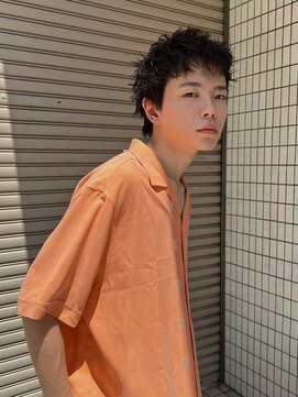 ヒュージ 表参道(huge) アップバング/束感ショート/ツーブロックマッシュ/コンマヘア