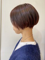 モリオ フロム ロンドン 成増店 【morio成増/一戸】刈り上げショートカシスレッドカラー