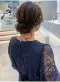 お呼ばれヘアセット♪