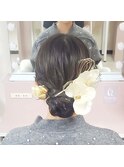 ゆるふわシニヨン