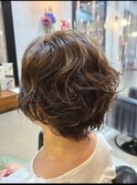 メッシュ入りパーマ